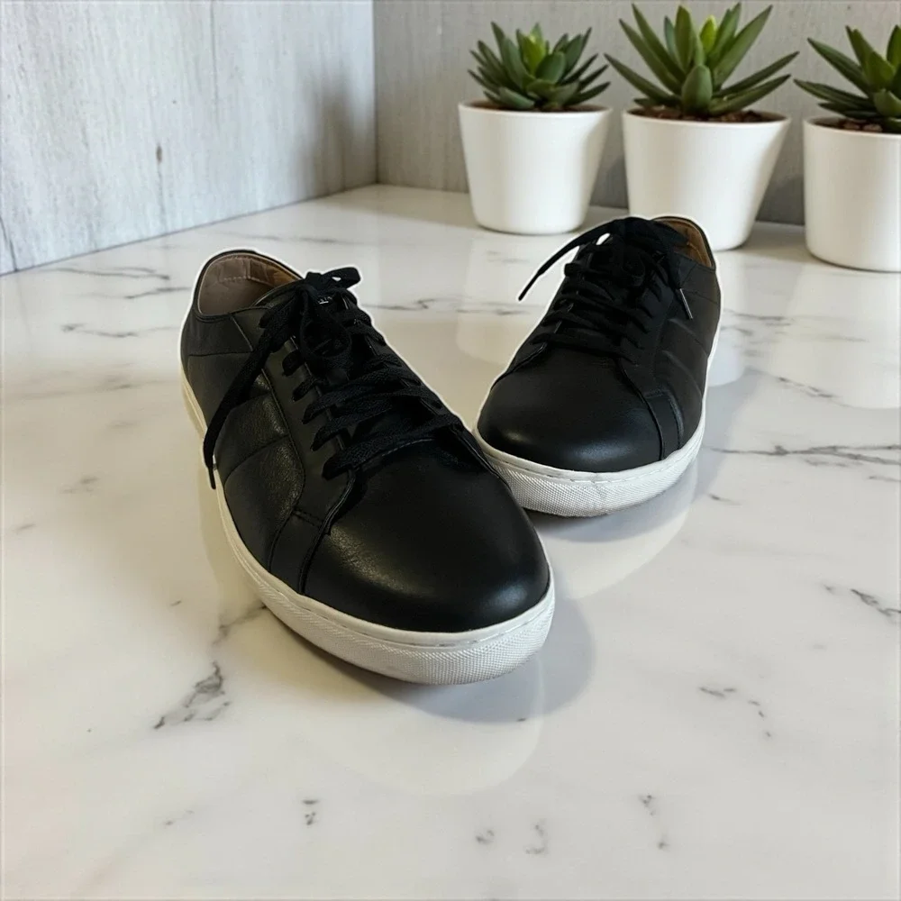 Skechers Street Men's Air-Cooled Wide‎ Fit Memory Foam Black Size 10.5